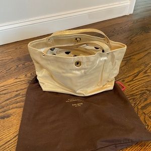 Kate Spade Gold Metallic Tote